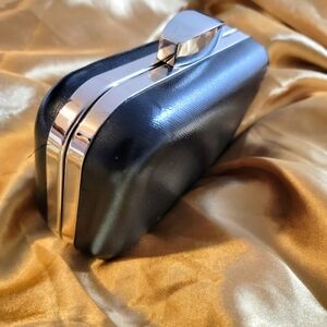 Black Hardcase Shoulder Bag/Purse.